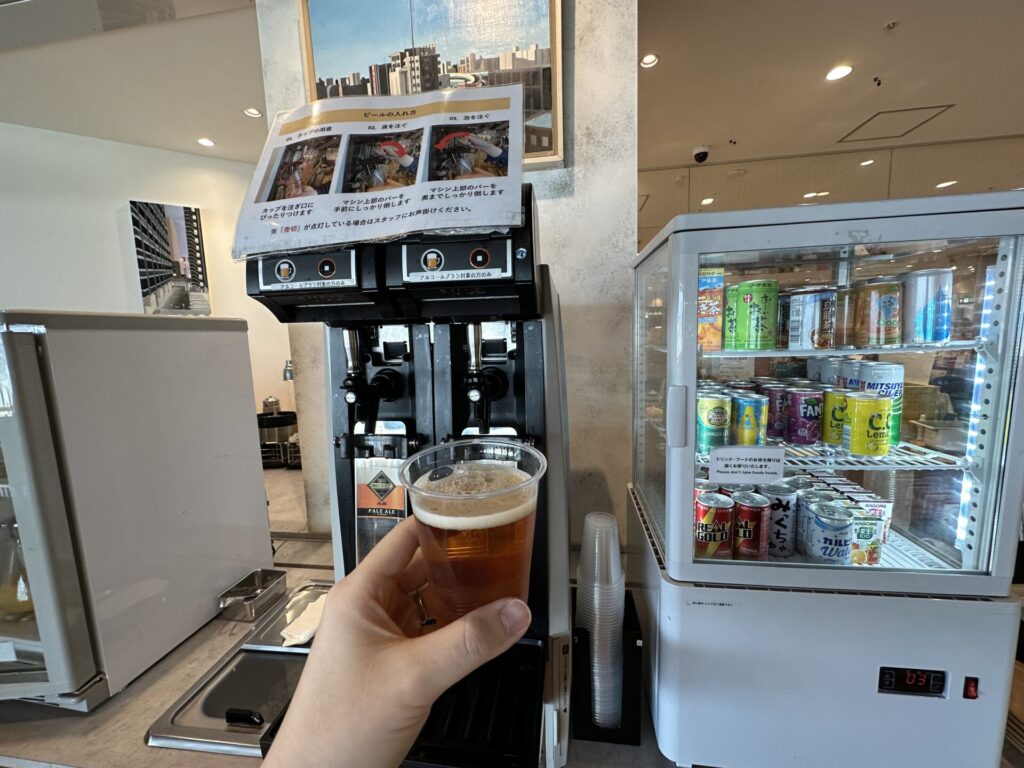 シェアラウンジ福岡空港のアルコールプラン