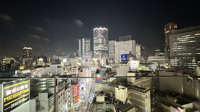 【インディゴ東京渋谷】ルーフトップバー“Gallery 11”の夜景が最高！