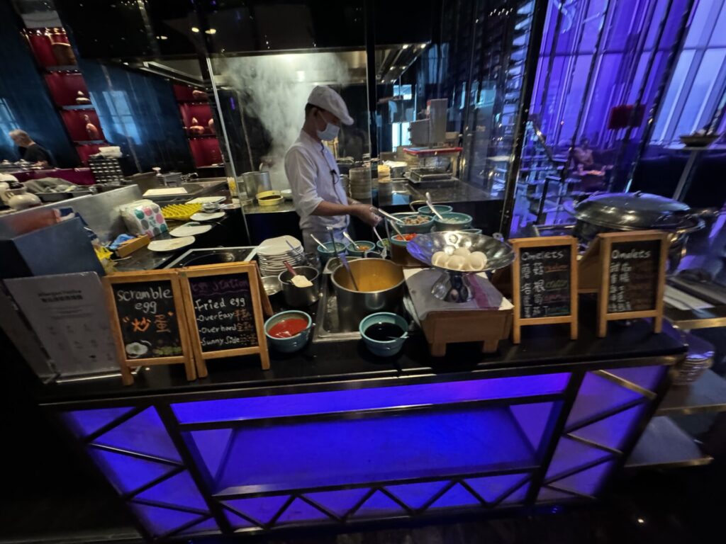 W台北　卵料理のライブキッチン